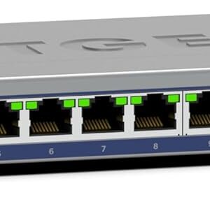 NETGEAR 16-Port Gigabit Ethernet Unmanaged Switch (GS316) - Desktop or Wall Mount, and Limited Lifetime Protection